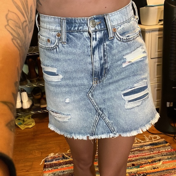 Aeropostale Dresses & Skirts - Aero High rise jean skirt